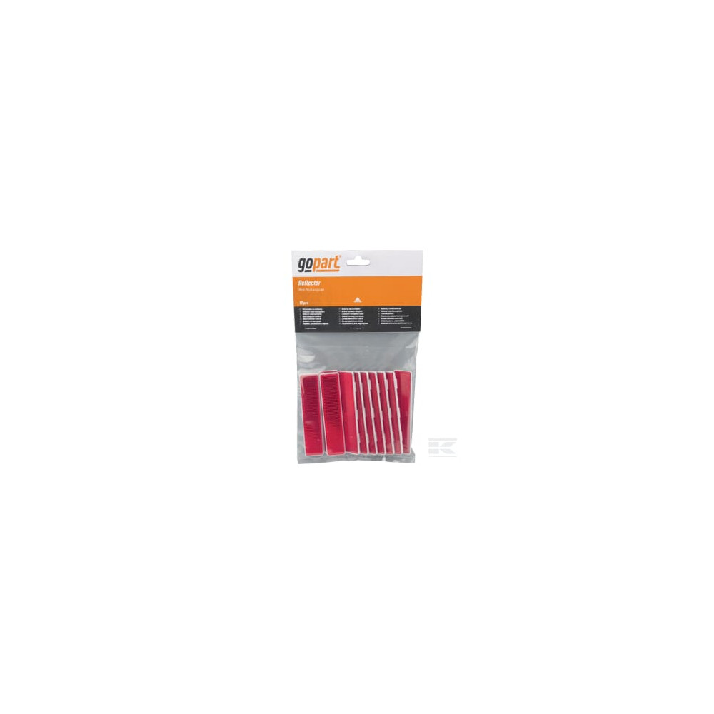 gopart LA75015 Catadioptre rectangle rouge 105x24mm