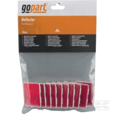 gopart LA75012 Catadioptre carré rouge 39mm