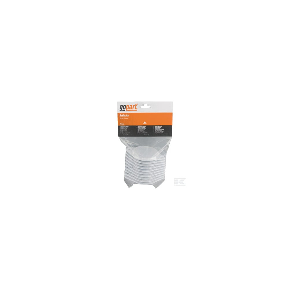 gopart LA75016 Catadioptre rond blanc Ø75mm à visser