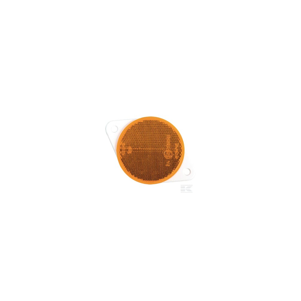 gopart LA75017 Catadioptre rond orange Ø75mm à visser