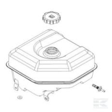 Briggs & Stratton 799782 Réservoir de carburant