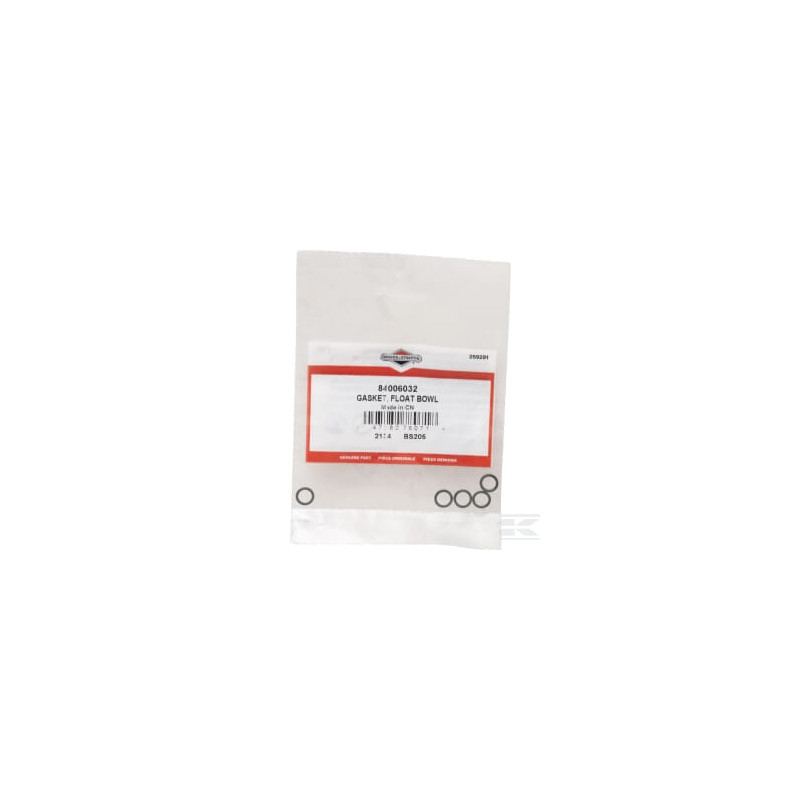 Briggs et Stratton 84006032 Joint, cuvette à flotteur