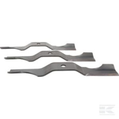 Stiga 1134921002 Lame mulching 3387 ZTR (3 pièces) ZT 3107 T