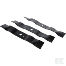 Stiga 1134923201 Jeu de lames mulching 118 cm Stiga - 3 pcs 7118 HWS