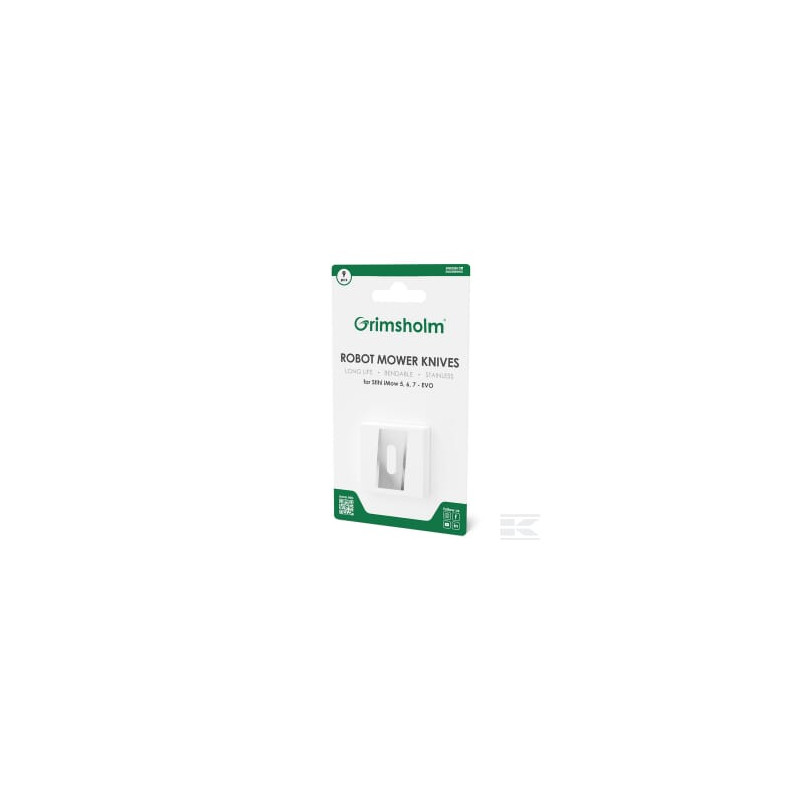 Grimsholm Lames pour Stihl iMOW et iMow EVO coupe-disque, 9x - iMOW 7