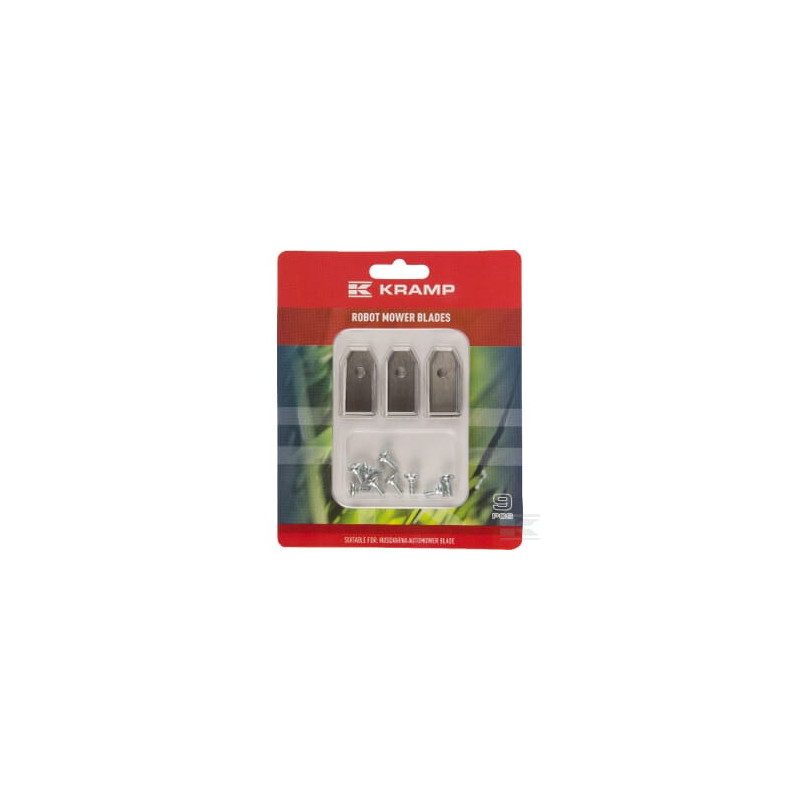 Kramp Lame de robot Gardena/Husqvarna x 9pcs - R40Li