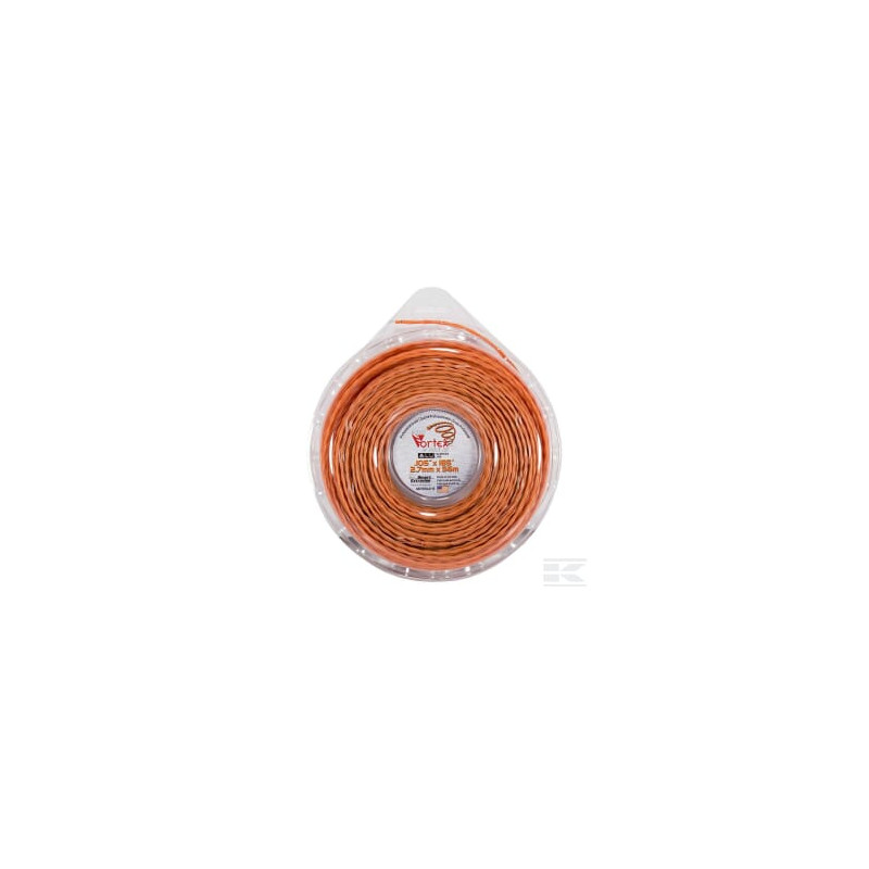Vortex NL2756VORA Fil nylon 2.7mm 56m twist, Vortex Alu