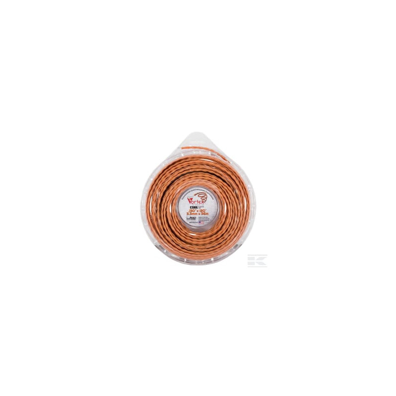 Vortex NL3336VORA Fil nylon 3.3mm 36m twist, Vortex Alu