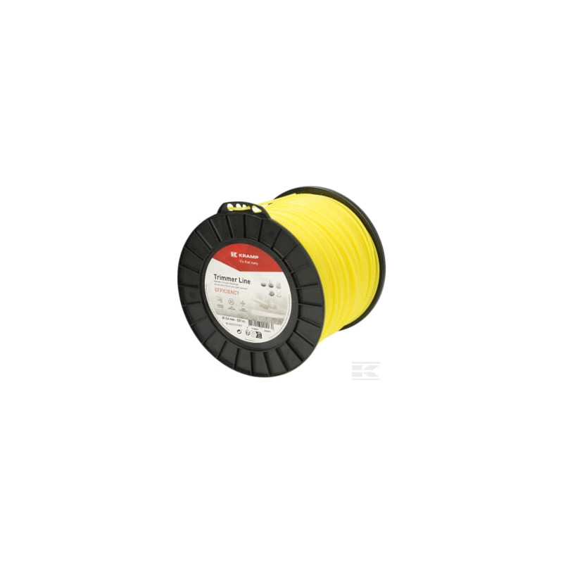 Kramp NL30221EFKR Fil de coupe Ø 3mm 221m rond jaune Efficiency