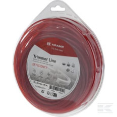 Kramp NL2469SEFKR Fil de coupe Ø 2,4mm 69m carré rouge Efficiency