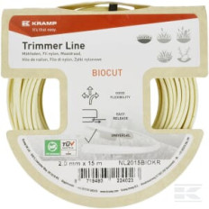 Kramp NL2015BIOKR Fil de coupe Ø2,0x15m, rond Kramp Biocut Starch