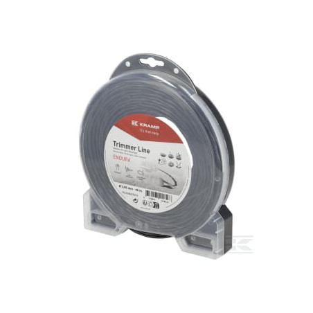Kramp NL3046ERKR Fil de coupe Ø3,0x46m, Torsion ovale, noir, Kramp Endura
