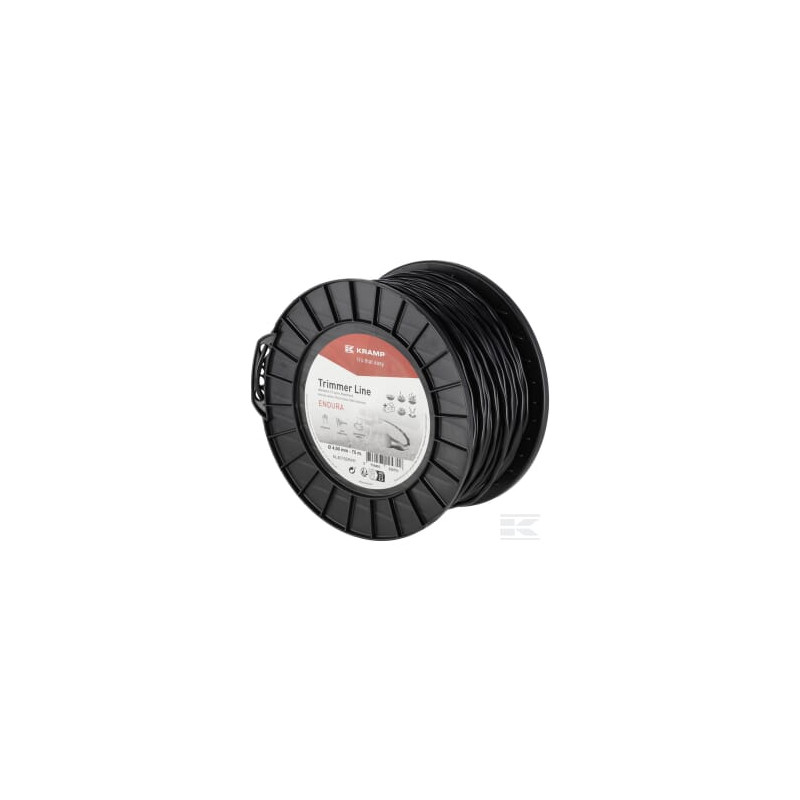Kramp NL4075ERKR Fil de coupe Ø4,0x75m, Torsion ovale, noir, Kramp Endura