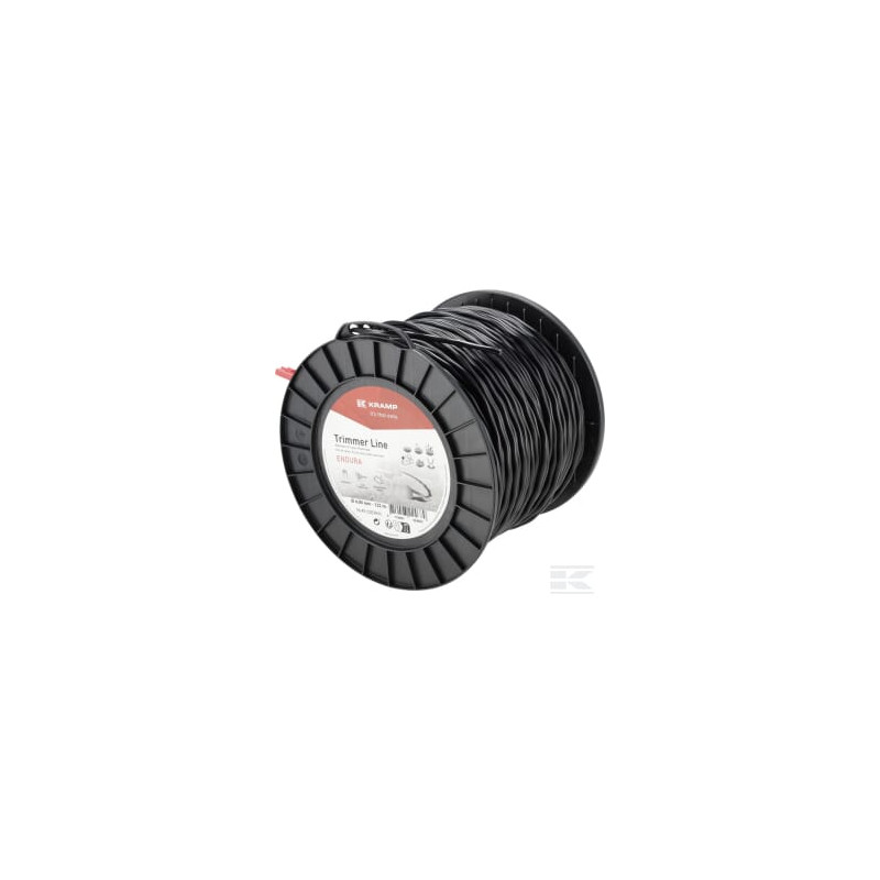 Kramp NL40122ERKR Fil de coupe Ø4,0x122m, Torsion ovale, noir,Kramp Endura
