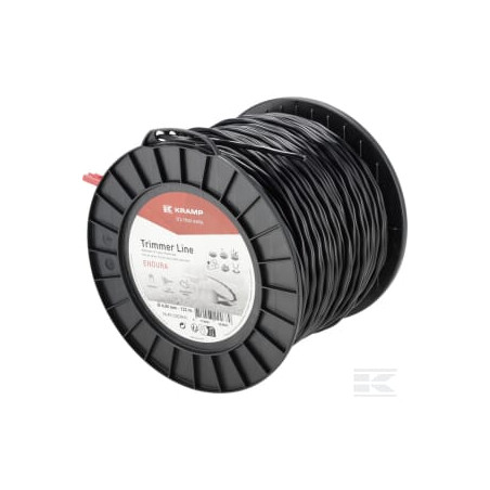 Kramp NL40122ERKR Fil de coupe Ø4,0x122m, Torsion ovale, noir,Kramp Endura