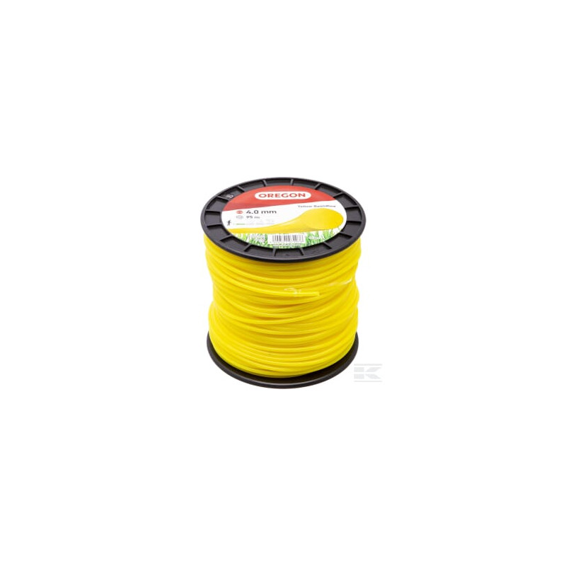 Oregon 69388Y Fil de coupe-bordures rond 4mm 95m