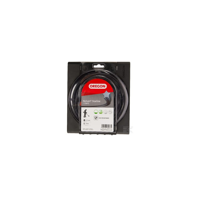 Oregon 110987E Fil de coupe 2,7 x7 0m Nylium Starline