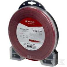 Kramp NL2488TCKR Fil de coupe D. 2.4mm 88m torsadé rouge Kramp