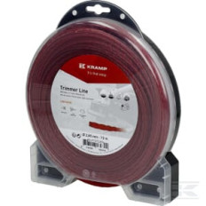 Kramp NL2772TCKR Fil de coupe D. 2.65mm 72m torsadé rouge Kramp