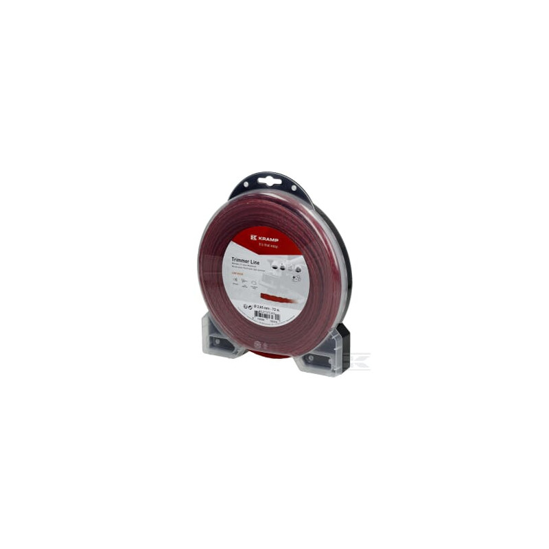 Kramp NL2772TCKR Fil de coupe D. 2.65mm 72m torsadé rouge Kramp