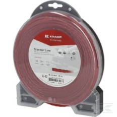 Kramp NL3346TCKR Fil de coupe D. 3.3mm 46m torsadé rouge Kramp