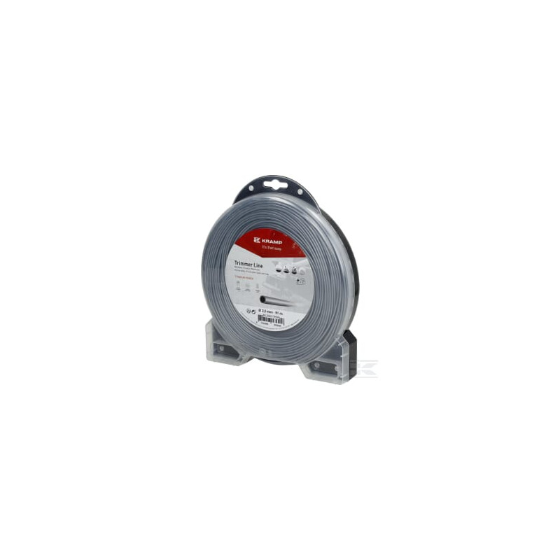 Kramp NL2581TRKR Fil de coupe D.2.5mm 81m rond Titanium Power gris Kramp