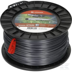 Kramp NL25236TRKR Fil de coupe D.2.5mm 236m rond Titanium Power gris Kramp