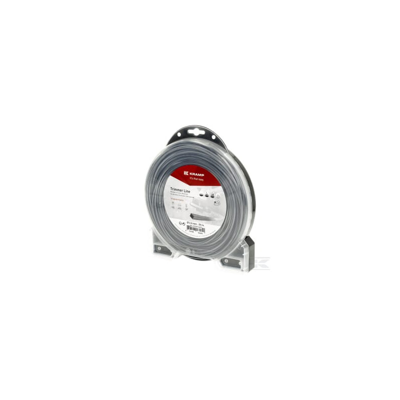 Kramp NL2559TSKR Fil de coupe D.2.5mm 59m carré Titanium Power gris Kramp