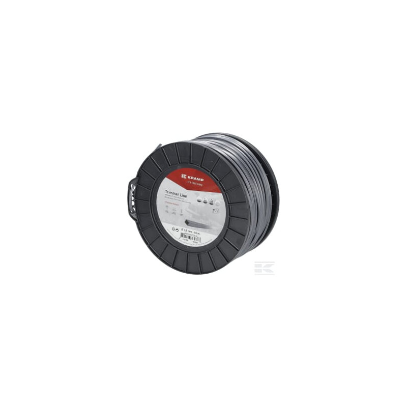 Kramp NL3595TSKR Fil de coupe D.3.5mm 95m carré Titanium Power gris Kramp