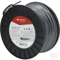 Kramp NL4072TSKR Fil de coupe D.4mm 72m carré Titanium Power gris Kramp