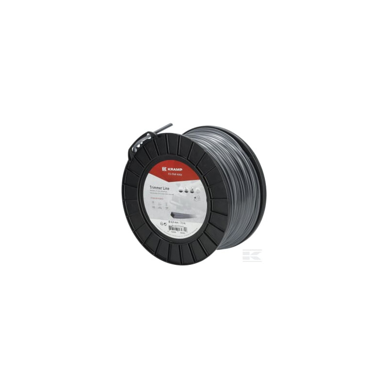 Kramp NL4072TSKR Fil de coupe D.4mm 72m carré Titanium Power gris Kramp