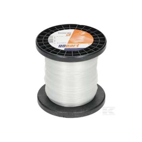 gopart NL13100RGP Fil de coupe D. 1.3mm 100m rond blanc gopart