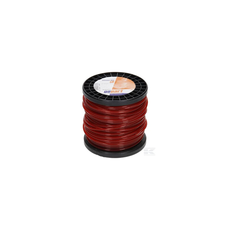 gopart NL3345RRGP Fil de coupe D. 3.3mm 45m rond rouge gopart