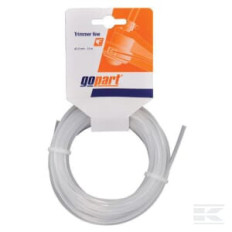 gopart NL2415SGP Fil de coupe D. 2.4mm 15m carré blanc gopart