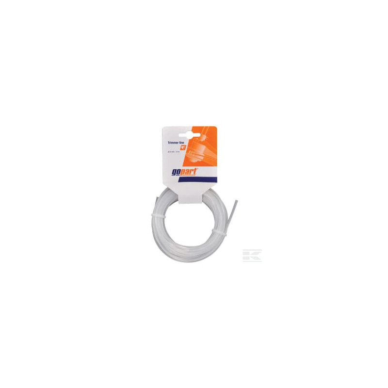 gopart NL2415SGP Fil de coupe D. 2.4mm 15m carré blanc gopart
