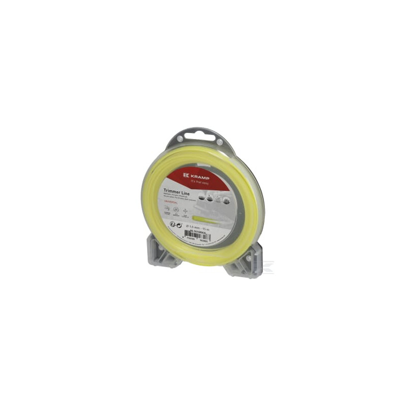 Kramp NL1615RKR Fil de coupe D. 1.6mm 15m rond jaune Kramp