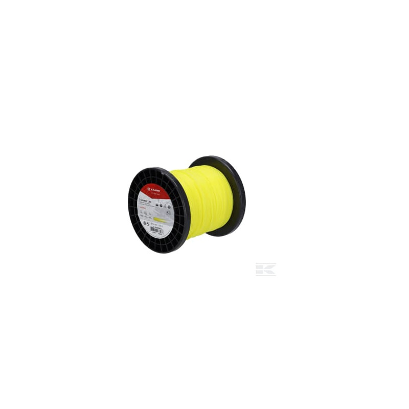Kramp NL16100RKR Fil de coupe D. 1.6mm 100m rond jaune Kramp