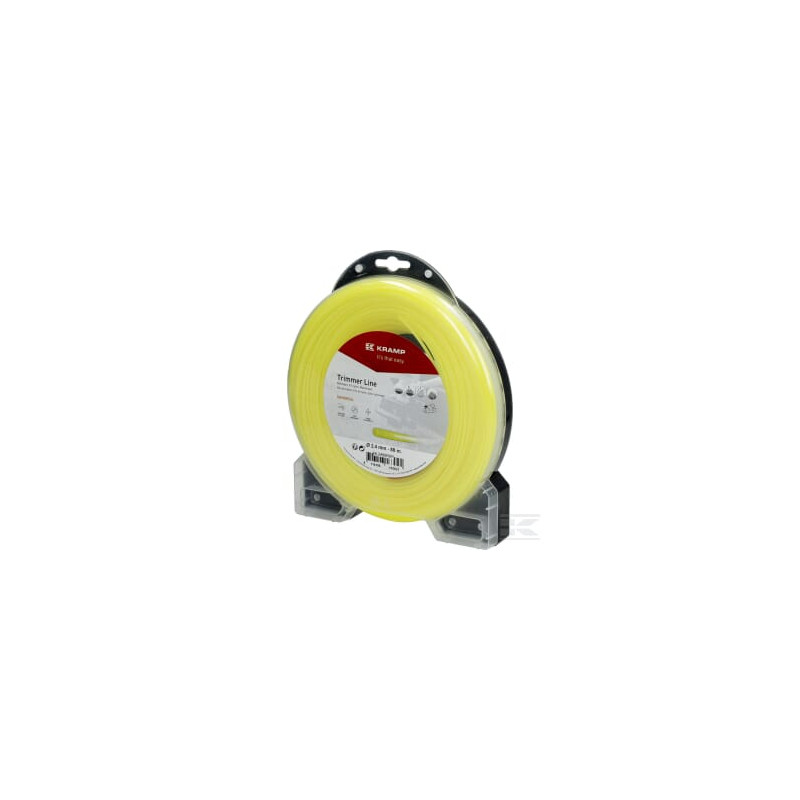 Kramp NL2488RKR Fil de coupe D. 2.4mm 88m rond jaune Kramp