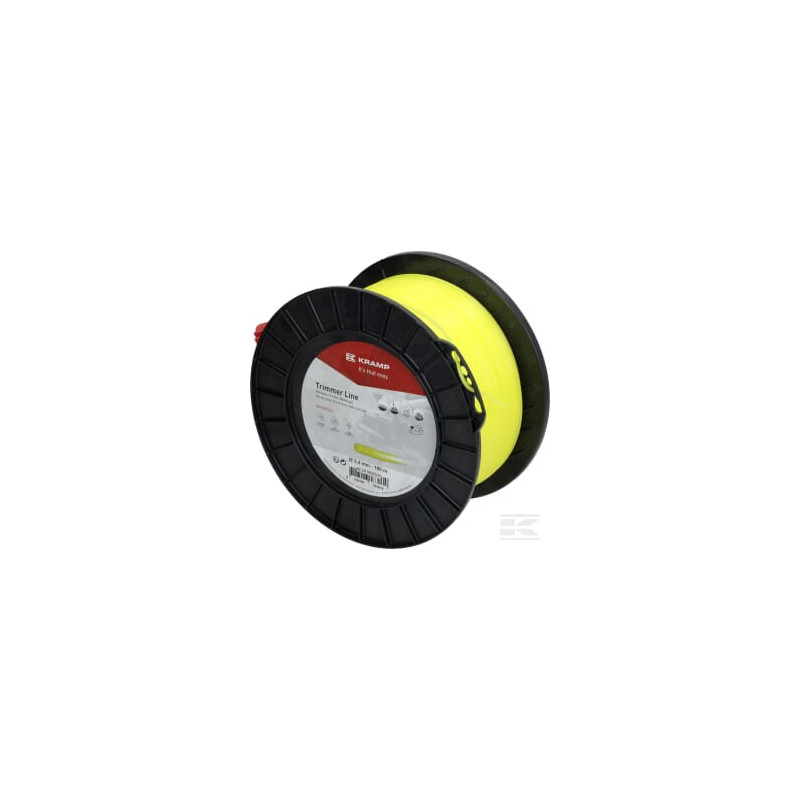 Kramp NL24180RKR Fil de coupe D. 2.4mm 180m rond jaune Kramp