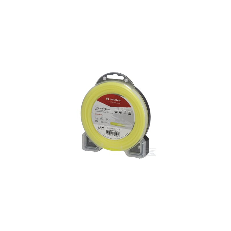 Kramp NL2715RKR Fil de coupe D. 2.65mm 15m rond jaune Kramp