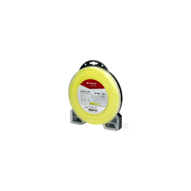 Kramp NL3056RKR Fil de coupe D. 3mm 56m rond jaune Kramp