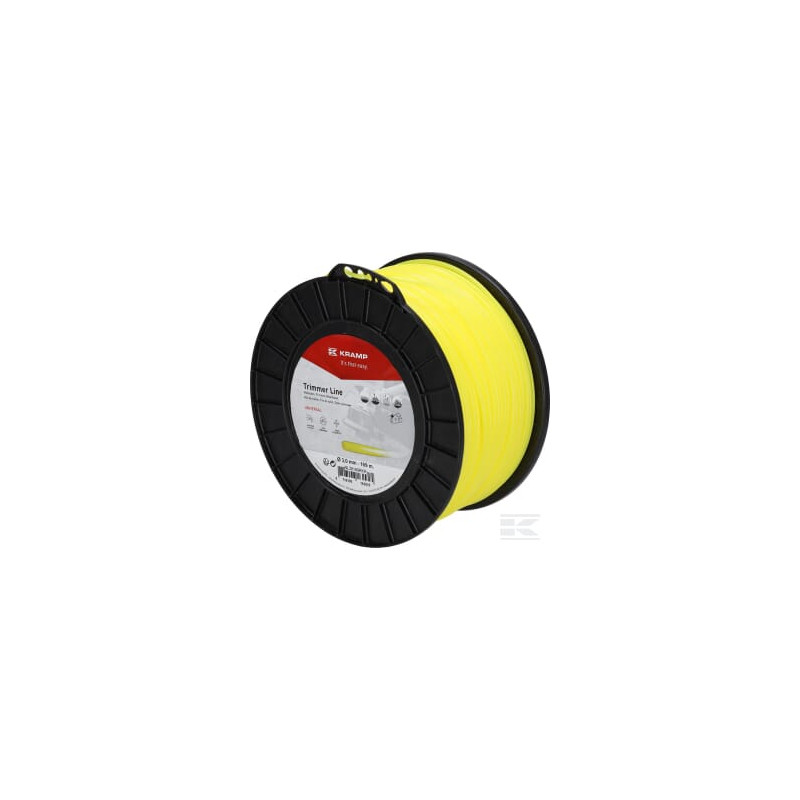 Kramp NL30169RKR Fil de coupe D. 3mm 169m rond jaune Kramp