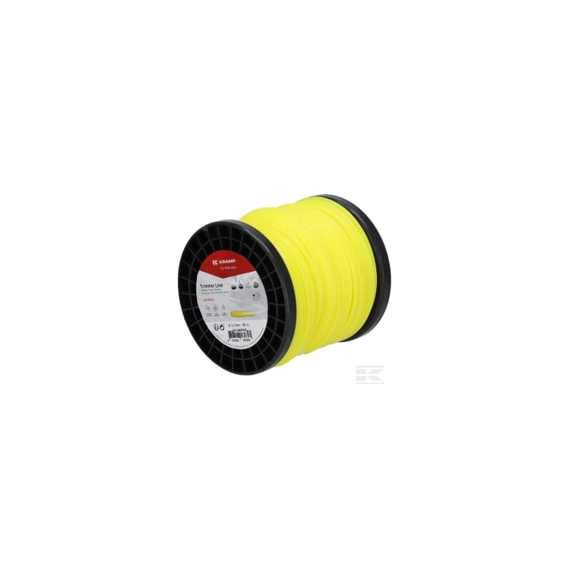 Kramp NL3346RKR Fil de coupe D. 3.3mm 46m rond jaune Kramp