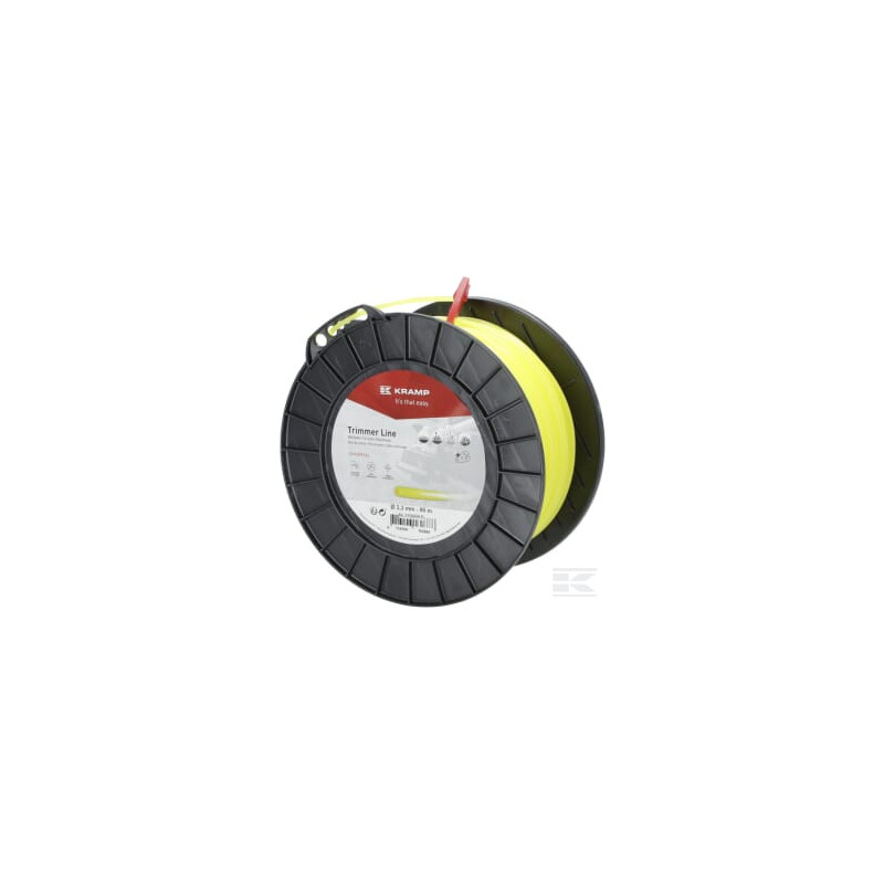 Kramp NL3390RKR Fil de coupe D. 3.3mm 90m rond jaune Kramp