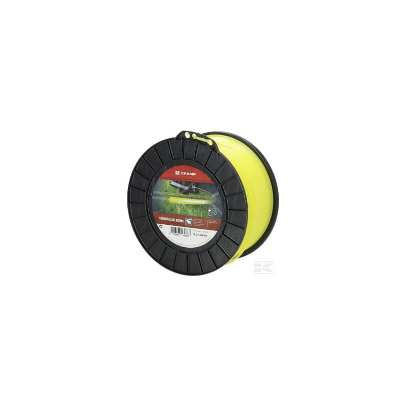 Kramp NL33139RKR Fil de coupe D. 3.3mm 139m rond jaune Kramp