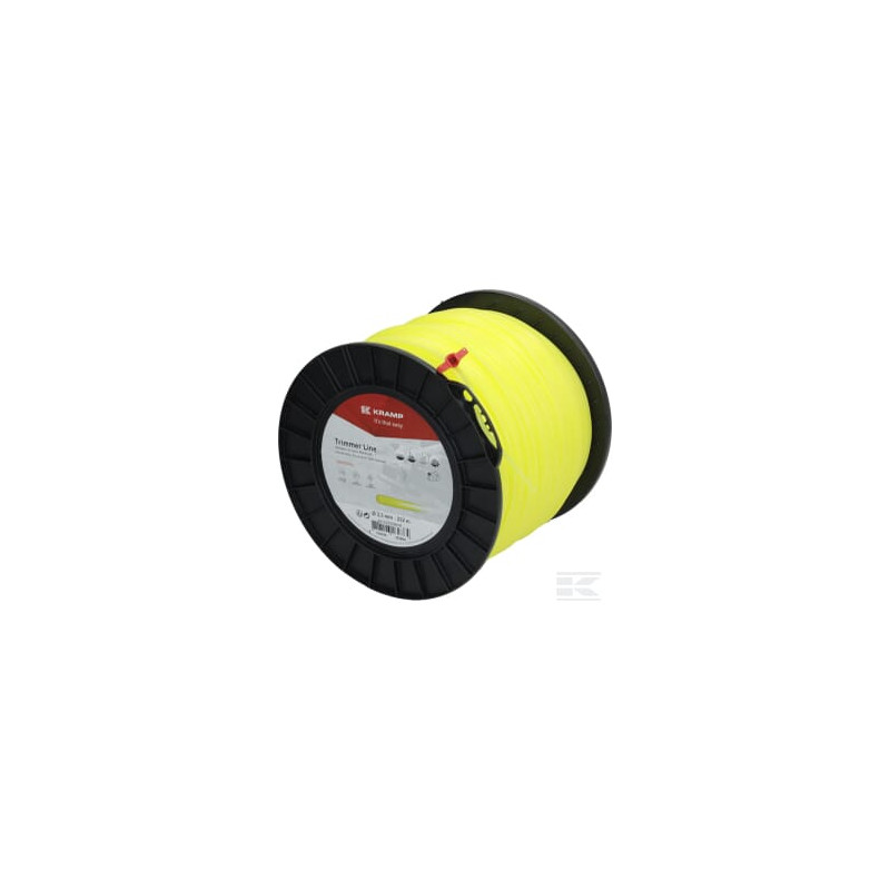 Kramp NL33232RKR Fil de coupe D. 3.3mm 232m rond jaune Kramp
