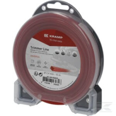 Kramp NL2415SKR Fil de coupe D. 2.4mm 15m carré rouge Kramp