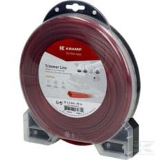 Kramp NL2469SKR Fil de coupe D. 2.4mm 69m carré rouge Kramp