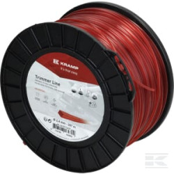 Kramp NL24207SKR Fil de coupe D. 2.4mm 207m carré rouge Kramp