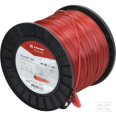 Kramp NL24343SKR Fil de coupe D. 2.4mm 343m carré rouge Kramp